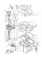 VENTILATEUR D'HUILE voor Yamaha F100B Electric Starter, Remote Control, Power Trim & Tilt, Shaft 25