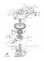 DYNAMO voor Yamaha F100B Electric Starter, Remote Control, Power Trim & Tilt, Shaft 20