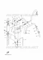 BENZINEPOMP 2 voor Yamaha F100D Electric Starter, Remote Control, Power Trim & Tilt, Shaft 25