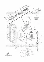CARBURATEUR  voor Yamaha F100D Electric Starter, Remote Control, Power Trim & Tilt, Shaft 25