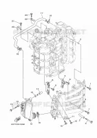 INLAAT 2 voor Yamaha F100D Electric Starter, Remote Control, Power Trim & Tilt, Shaft 25