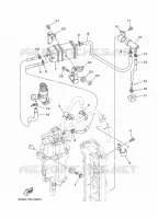 INLAAT 3 voor Yamaha F100D Electric Starter, Remote Control, Power Trim & Tilt, Shaft 25