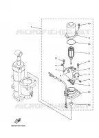 KANTELSYSTEEM 2 voor Yamaha F100D Electric Starter, Remote Control, Power Trim & Tilt, Shaft 25