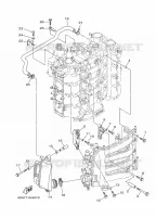 INLAAT 2 voor Yamaha F100D Electric Starter, Remote Control, Power Trim & Tilt, Shaft 20