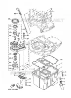 VENTILATEUR D'HUILE voor Yamaha F100D Electric Starter, Remote Control, Power Trim & Tilt, Shaft 20