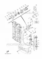 BRANDSTOF SYSTEEM 1 voor Yamaha F100D Electric Starter, Remote Control, Power Trim & Tilt, Shaft 20
