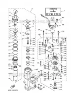 KANTELSYSTEEM 1 voor Yamaha F100D Electric Starter, Remote Control, Power Trim & Tilt, Shaft 20