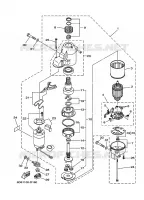 STARTMOTOR voor Yamaha F100D Electric Starter, Remote Control, Power Trim & Tilt, Shaft 20
