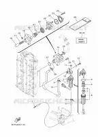 CARBURATEUR  voor Yamaha F100D Electric Starter, Remote Control, Power Trim & Tilt, Shaft 20