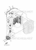 INLAAT 1 voor Yamaha F100F Electric Starter, Remote Control, Power Trim & Tilt, Shaft 25