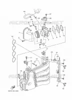INLAAT 1 voor Yamaha F115A Electric Starter, Remote Control, Power Trim & Tilt, Shaft 25