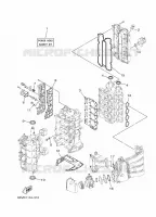 REPARATIESET 1 voor Yamaha F115A Electric Starter, Remote Control, Power Trim & Tilt, Shaft 25