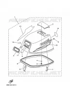 BOVENKAP voor Yamaha 6C 2 Stroke, Manual Starter, Tiller Handle, Manual Tilt, Pre-Mixing 2008