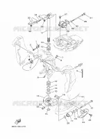 HOUDER 2 voor Yamaha F115A Electric Starter, Remote Control, Power Trim & Tilt, Shaft 20