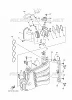 INLAAT 1 voor Yamaha F115A Electric Starter, Remote Control, Power Trim & Tilt, Shaft 25