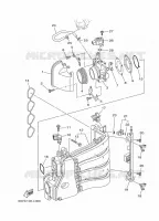 INLAAT 1 voor Yamaha F115A Electric Starter, Remote Control, Power Trim & Tilt, Shaft 25