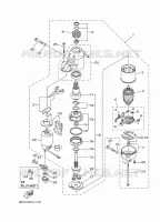 STARTMOTOR voor Yamaha F115A Electric Starter, Remote Control, Power Trim & Tilt, Shaft 25