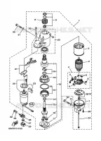 STARTMOTOR voor Yamaha F115 Electric Start, Power Trim & Tilt, Remote Control, Shaft 20