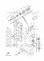 BRANDSTOF SYSTEEM 1 voor Yamaha F115A 4 Stroke, Electric Starter, Remote Control, Power Trim & Tilt 2002