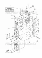 INLAAT 2 voor Yamaha F115A 4 Stroke, Electric Starter, Remote Control, Power Trim & Tilt 2002