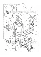 KUIP BOVENSTE voor Yamaha F115A 4 Stroke, Electric Starter, Remote Control, Power Trim & Tilt 2002