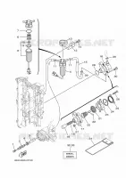 BRANDSTOF SYSTEEM 1 voor Yamaha F115B Electric Starter, Remote Control, Power Trim & Tilt, Shaft 20
