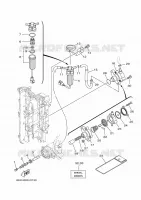 BRANDSTOF SYSTEEM 1 voor Yamaha F115B Electric Starter, Remote Control, Power Trim & Tilt, Shaft 25