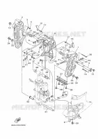 KUIPFRAME voor Yamaha F115B Electric Starter, Remote Control, Power Trim & Tilt, Shaft 25