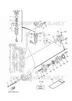 BRANDSTOF SYSTEEM 1 voor Yamaha F115B Electric Starter, Remote Control, Power Trim & Tilt, Shaft 20