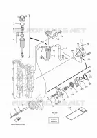BRANDSTOF SYSTEEM 1 voor Yamaha F130A Electric Starter, Remote Control, Power Trim & Tilt, Shaft 20