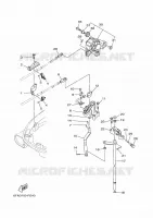 GASBEDIENING voor Yamaha F130A Electric Starter, Remote Control, Power Trim & Tilt, Shaft 20