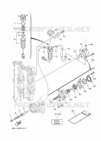BRANDSTOF SYSTEEM 1 voor Yamaha FL115B Counter Rotation, Electric Starter, Power Trim & Tilt, Shaft 25