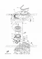 DYNAMO voor Yamaha FL115B Counter Rotation, Electric Starter, Power Trim & Tilt, Shaft 25