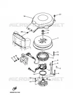DYNAMO voor Yamaha 175D 2 Stroke, Electric Starter, Remote Control, Power Trim & Tilt 2000