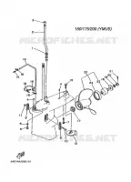 LAGERE DEKSEL EN TRANSMISSIE 2 (USA) voor Yamaha 175D 2 Stroke, Electric Starter, Remote Control, Power Trim & Tilt 1996