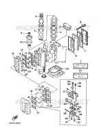 REPARATIESET 1 2 (200/L200:SWS) voor Yamaha 175D 2 Stroke, Electric Starter, Remote Control, Power Trim & Tilt 1996