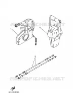AFSTANDSBEDIENING voor Yamaha 200F Electric Starter, Remote Control, Power Trim & Tilt, Oil injection, Shaft 25