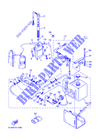 BENZINE TANK voor Yamaha 250A Electric Starter, Remote Control, Power Trim& Tilt, Oil injection 2001