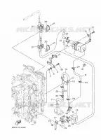 INLAAT 2 voor Yamaha F150A Electric Starter, Remote Control, Power Trim & Tilt, Shaft 25