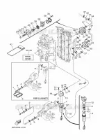BRANDSTOF SYSTEEM 1 voor Yamaha F150A Electric Starter, Remote Control, Power Trim & Tilt, Shaft 20