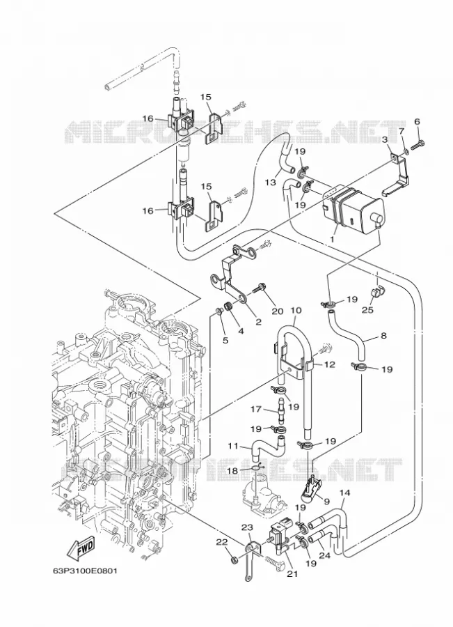 INLAAT 2 Yamaha OUTBOARD ENGINES 150hp (110.3kW) 2011 F150  F150AETL