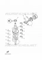KRUKAS / ZUIGER voor Yamaha F150A Electric Starter, Remote Control, Power Trim & Tilt, Shaft 20