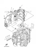 INLAAT 1 voor Yamaha F150A Electric Starter, Remote Control, Power Trim & Tilt, Shaft 20