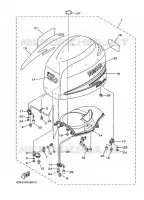 KUIP BOVENSTE voor Yamaha F150A Electric Starter, Remote Control, Power Trim & Tilt, Shaft 20