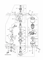 STARTMOTOR voor Yamaha F150A Electric Starter, Remote Control, Power Trim & Tilt, Shaft 20