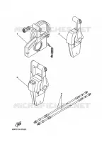 AFSTANDSBEDIENING voor Yamaha F150B Electric Starter, Remote Control, Power Trim & Tilt, Shaft 25