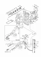 BRANDSTOF SYSTEEM 1 voor Yamaha F150B Electric Starter, Remote Control, Power Trim & Tilt, Shaft 25
