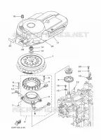 DYNAMO voor Yamaha F150B Electric Starter, Remote Control, Power Trim & Tilt, Shaft 25