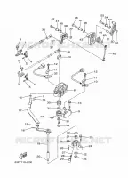 GASBEDIENING voor Yamaha F150B Electric Starter, Remote Control, Power Trim & Tilt, Shaft 25