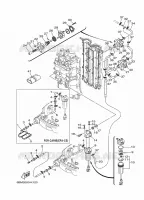 BRANDSTOF SYSTEEM 1 voor Yamaha F150B Electric Starter, Remote Control, Power Trim & Tilt, Shaft 25